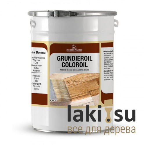 Грунтовочное цветное масло GRUNDIEROL COLOROIL, цвет махагон 13